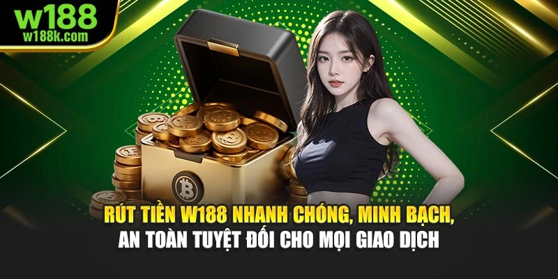 Rút tiền W188 nhanh chóng, minh bạch, an toàn tuyệt đối cho mọi giao dịch